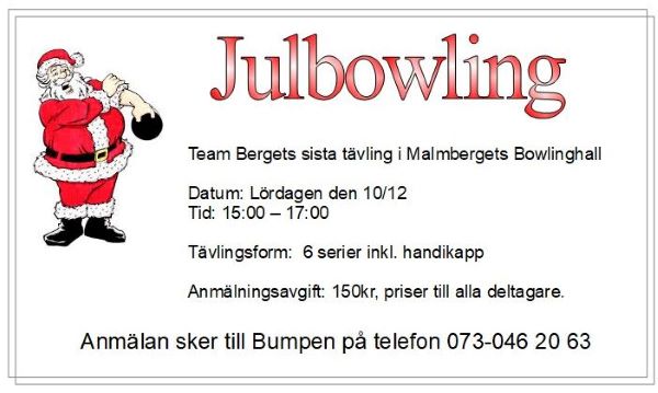 Julbowling